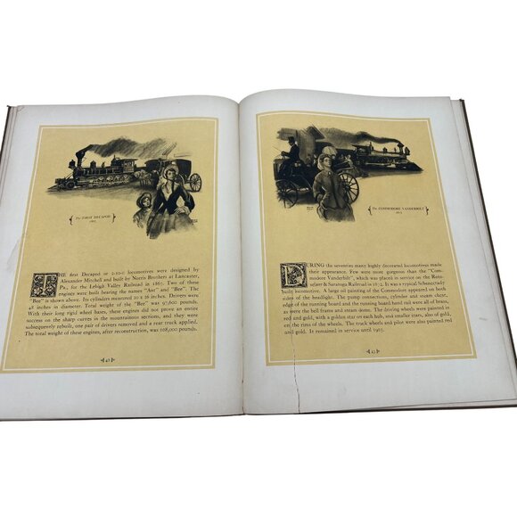 1925 Development of the Locomotive Central Steel Co. Illustrated Hardcover Book - Picture 7 of 10